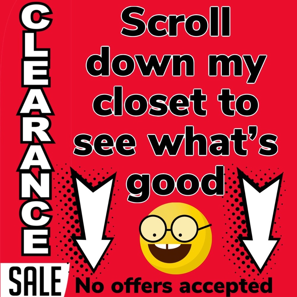 ⬇️SALE ITEMS BELOW‼️ scroll down to see all the great sale items